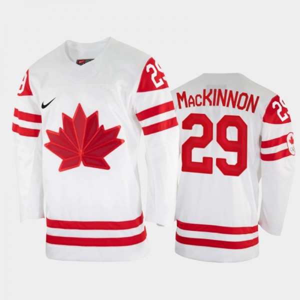 Canada Hockey Nathan MacKinnon 2022 Beijing Winter...
