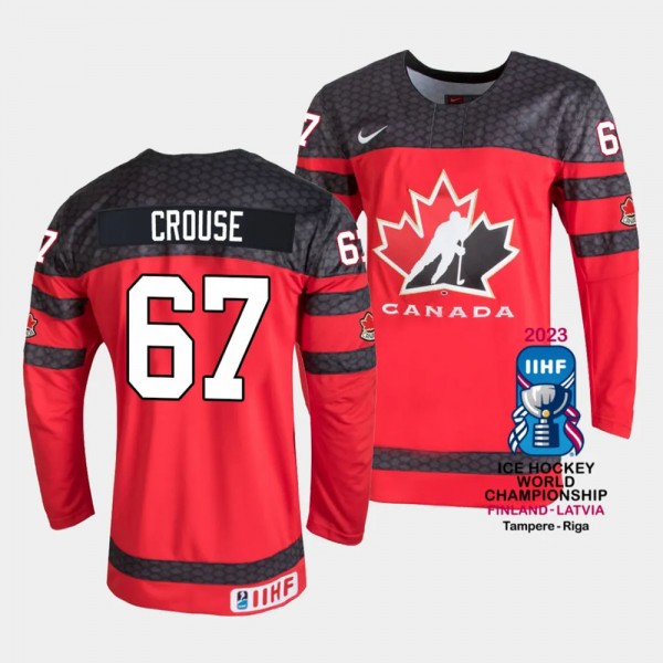 Canada #67 Lawson Crouse 2023 IIHF World Champions...