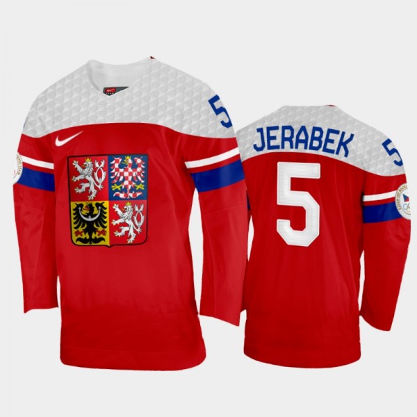 Czech Republic Hockey Jakub Jerabek 2022 Winter Ol...