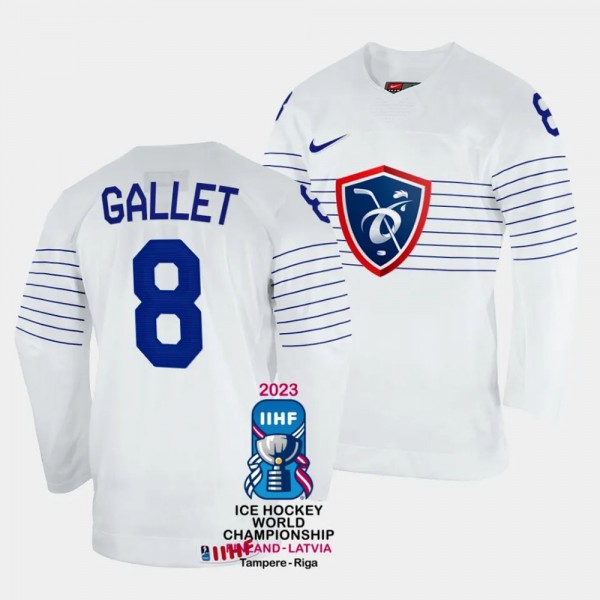 Hugo Gallet 2023 IIHF World Championship France #8...