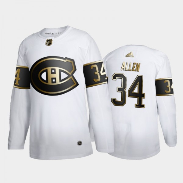 Montreal Canadiens Jake Allen #34 Golden Limited E...