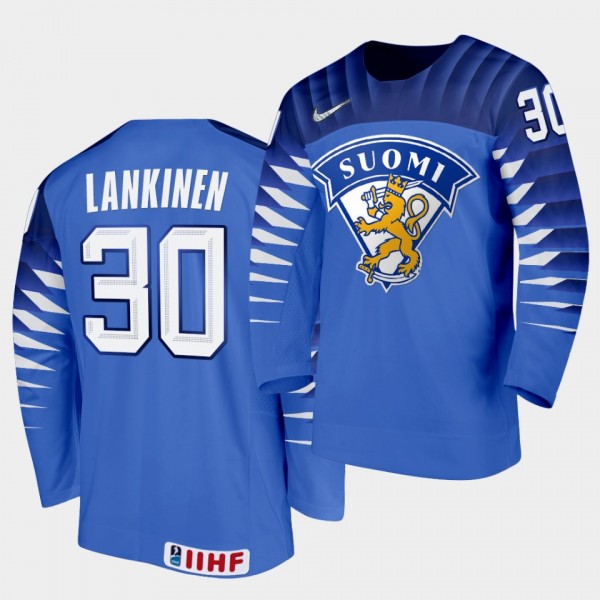 Kevin Lankinen 2020 IIHF World Championship #30 Aw...