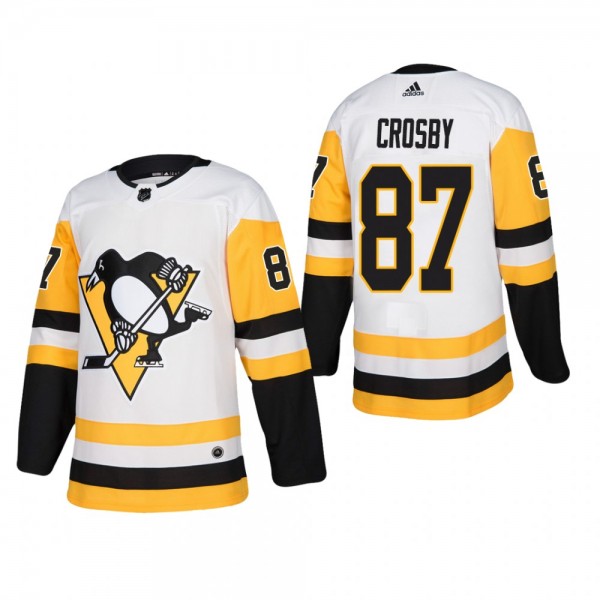 Men's Pittsburgh Penguins Sidney Crosby #87 Away W...