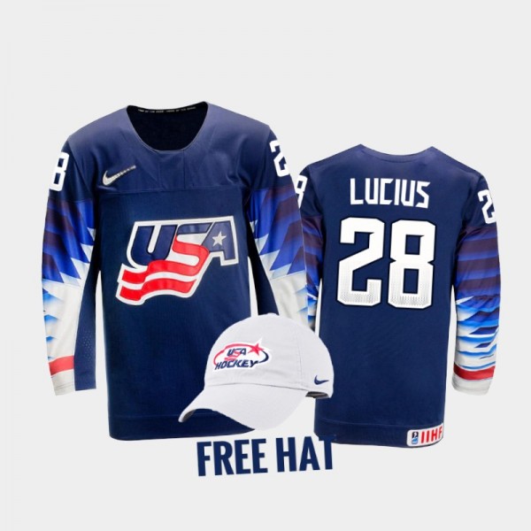 USA Hockey Chaz Lucius 2022 IIHF World Junior Cham...