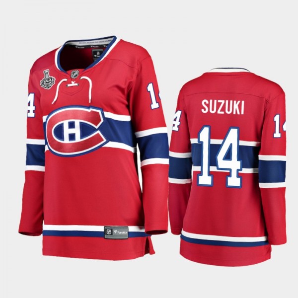 Women Montreal Canadiens Nick Suzuki #14 2021 Stan...